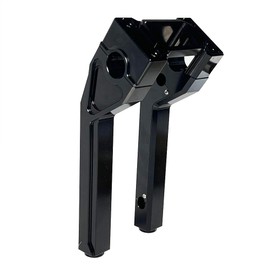 M Maintenanse 1.0" Pullback Handlebar Risers for Harley Street Bob Low Rider S ST 2018-2023 (Black, 6 Inches)