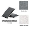 Wzenclave 2 PCS Car Interior Scrubbing Sponges Brush Cloth Cleaning