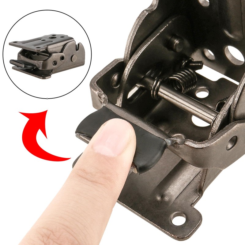 CHEUKYIU Pack of 4 Folding Hinge, Table Legs, Hinge, Folding