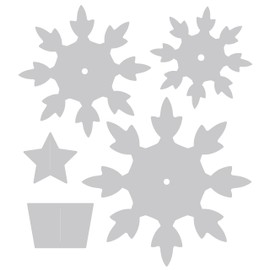 Sizzix Bigz Die Snowflake Christmas Tree - Multi-Colour, One Size