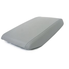 Kar Designers Fits 08-13 Toyota Highlander Gray Leather Synthetic Centr Console Armrest Cover