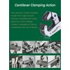 TAKEWAY Clamp with T-Handle, Deep Throat Welding and Fabricating, Multi-Purpose