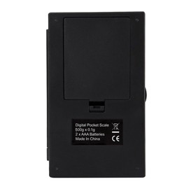 0.1 g High Precision Jewellery Scales with LED Screen, Stainless Steel Platform, Portable and Practical, Comfortable for Weighing Gold, Silver, Diamond etc. (500 g 0.1 g)