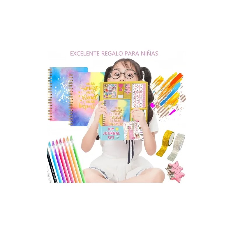 Kit De Diario Para Niñas Agendas Diy Juego De Albumes