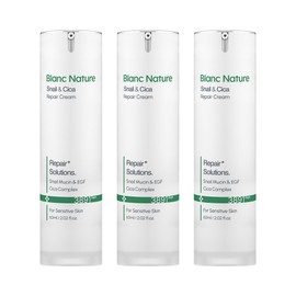 Blanc Nature Snail Moisturizing Cream, 60ml, 3 pcs / 블랑네이처 스네일 모이스처 라이징 크림, 60ml, 3개