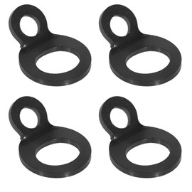 Stainless Steel Multi-Purpose Tie Down Strapping Hook Anchors for Tiedown Attachment Points for Dirt Bike, Motorcycle, Trailer, Pickup, Truck, Camper, RV (Pack of 4)