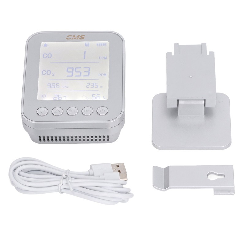 Altitude Pressure Detector 6 in 1 Multifunction USB Charging CO