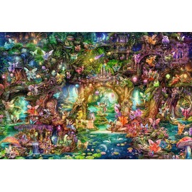 Ravensburger The Hidden World of Fairies 4000 Piece Jigsaw Puzzle for Adults - 12000810 - Handcrafted Tooling, Made in Germany, Every Piece Fits Together Perfectly
