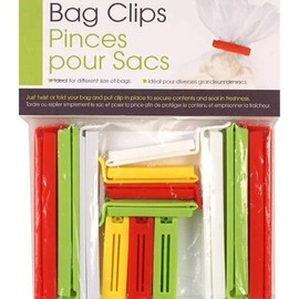 13-pc Bag Clips Sealer, Coupon Size, Colors may vary