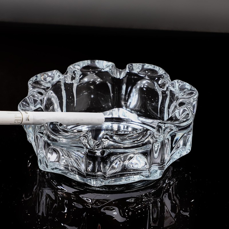 glass ashtray premium ash tray ideal ashtrays for smokers cigar