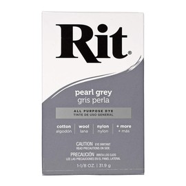 All Purpose Concentrated Rit Dye Powder Multi-Packs for Clothing, Décor, and Crafts – Pearl Gray (1 Pack)