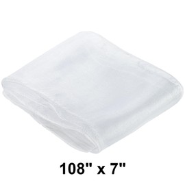 Tosnail 30 Pack Organza Chair Sashes, Tulle Chair Bows Ties, Wedding Chair Bands Decoration Party Chairs Covers Chair Ribbons - White