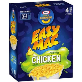 Kraft Easy Mac & Cheese Macaroni Pasta Cheesy Chicken Box 280g