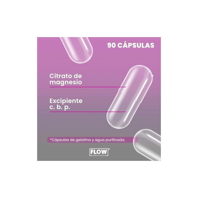 Citrato de Magnesio 250 mg - 3 Pack (270 cápsulas)