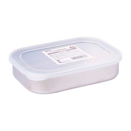 Echo Metal 0321-503 Square Container with Lid (5.9 x 3.9 inches / 15 x 10 cm)