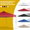 CROWN SHADES 12x12 Canopy Replacement Top - Only Compatible with