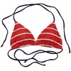ToBeInStyle parte superior de bikini bohemio triangular sin costuras para