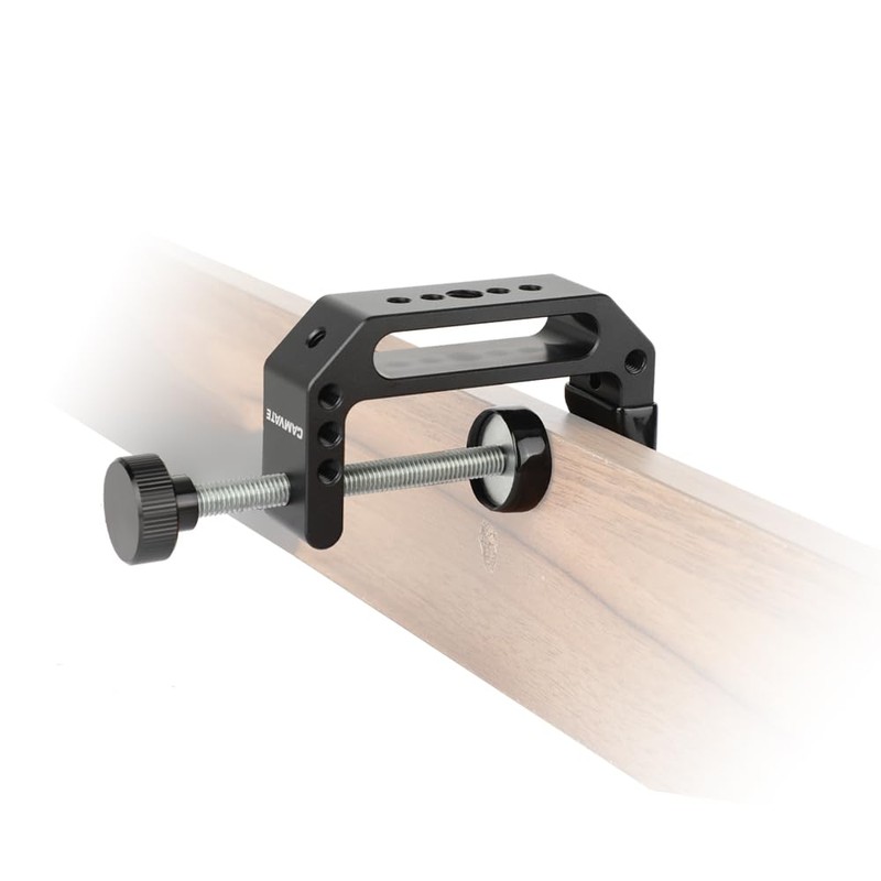 CAMVATE C Clamp with 1/4"-20 & 3/8"-16 Thread Hole for