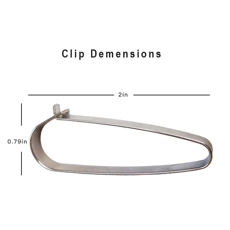 Qikdesign Real Estate Sign Clips, Sign Rider Clips for Hanging