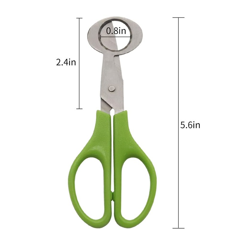 Quail Egg Scissors, Stainless Steel Egg Shell Cutter, Small Egg