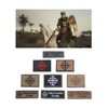 2 PCS Jerusalem Cross Crusader Jihad Patches Time for Another