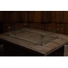Fire Pit Wind Guard Clear Tempered Glass Best Flame Viewing