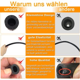 Petrol Hose, 3 Metres, Fuel Hose, 10 mm Inner Diameter, Diesel Hose, Oil Hose, Fuel Line for Car, Tractor, Motorcycle, Small Engines (3 m, 10 mm ID)