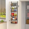 VyGrow 12.3" W Narrow Over the Door Pantry Organizer, 6-Tier