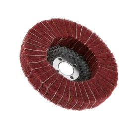 Grit Flap Wheel Disc, 1pc 320 Grit Aluminium Oxide Flap Discs 100mm x 16mm Abrasive Sanding Discs for Angle Grinders (Red)