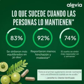Alevia Cápsulas Orgánicas Amla De 1000 Mg Grosella Espinosa                                                                                           