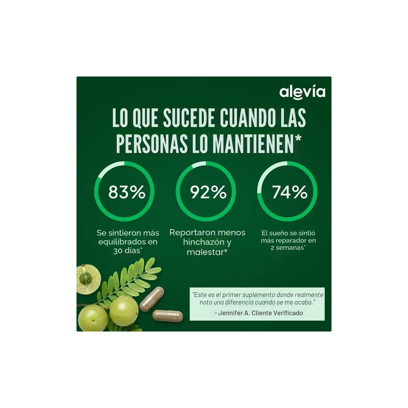 Alevia Cápsulas Orgánicas Amla De 1000 Mg Grosella Espinosa