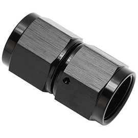 Podavelle 12AN Female to 12AN Female Straight Swivel Coupler Fitting Adapter Union Aluminum Black
