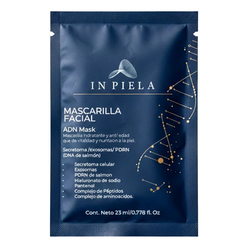 Adn Mask Colageno Con Secretoma, Exosomas Y Pdrn Salmón 4hrs