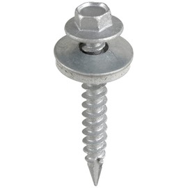 TIMco DS45W16B Hex Double Slash Timber Screw 6.3 x 45 and M16 Washers - Silver Ruspert (Box of 100)