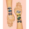 xo, Fetti xo, Fetti Monster Truck Party Supplies Temporary Tattoos