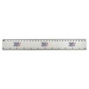 'God Bless America with Stars' 30cm (12 Inch) White Plastic