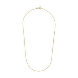 Amor 2037363 Stainless Steel Unisex Women's Men's Necklace 45 cm Gold Comes in Jewellery Gift Box, Stainless Steel, None