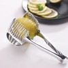 Kitchen Gadget Handy Onion Holder Potato Tomato Slicer Vegetable Fruit