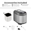 Elite Gourmet EBM8103SS Programmable Bread Maker Machine, 3 Loaf Sizes,