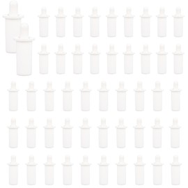 50 PCS Plantation Shutter Repair Kit, White Shutter Pins Louver Kit, Replacement Shutters Fasteners, Spring Loaded Repair Tools Supplies Plantation Shutters for Windows Inside