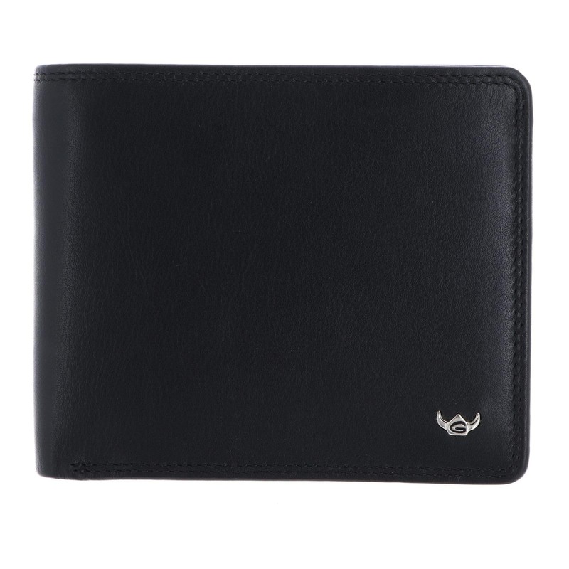 Golden Head Polo RFID Protect Billfold Coin Wallet with Zipped