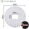 Filter Com Silver RX-1F / PR-100RX-F Compatible with Nihon Denko