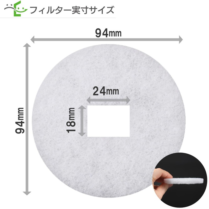 Filter Com Silver RX-1F / PR-100RX-F Compatible with Nihon Denko