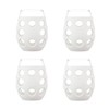 Lifefactory Wine Glass with Protective Silicone Sleeve, 4 Count (Pack