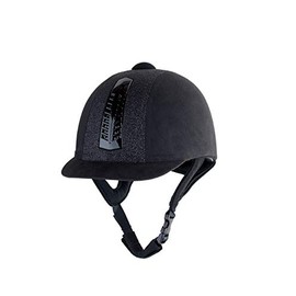 Rhinegold 0 Rhinegold Glitter Pro Hat-6.7/8-black Riding Hat, Black, 6. 7 8 UK