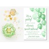 Lime Green Sweet 16 Invitations With Envelopes