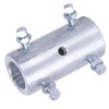 Hardware Store Garage Door 1 1/4″ Solid Steel Shaft Coupling 4″ Long Overhead
