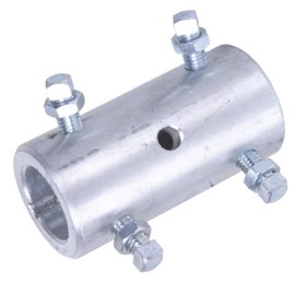 Hardware Store Garage Door 1 1/4″ Solid Steel Shaft Coupling 4″ Long Overhead
