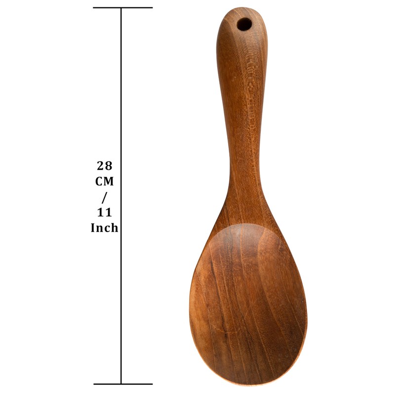 CCcollections Wooden Kitchen Utensil Sets - Teak Utensils (Set A