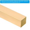 PATIKIL 5/8 x 5/8 x 6" H59 Brass Square Bar,